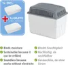 A product shot of a moisture absorber with accompanying text describing its features, and a separate graphic showing included refills. Anteprima dell’immagine prodotto