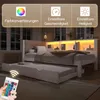 Tagesbett mit Ausziehbett, LED-Beleuchtung & USB, aus Produktbild-Vorschau 8