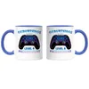 Geburtstagskind Level 8 Freigeschaltet Tasse Blau Happy Produktbild-Vorschau 3