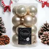 Christbaum-Mini-Kugeln Pearl beige Ø 3,5 cm aus Glas - 16er Produktbild-Vorschau 7