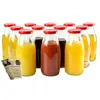 gouveo 12er Set Saftflasche 250 ml mit Schraub-Deckel rot - Produktbild-Vorschau 6