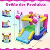 COSTWAY Dmuchany zamek z zjeżdżalnią i strefą do skakania, Podgląd zdjęcia produktu 7