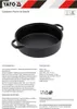 Diepe Gietijzeren Grillpan 28cm Productafbeelding-voorbeeld 6