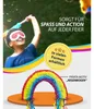 Regenbogen Pinata bunt 58 x37cm Kinder Partyspiel Produktbild-Vorschau 3