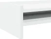 vidaXL Stojan na monitor biely 100x24x16 cm Materiál na Náhľad obrázku produktu 7