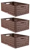 Scatola pieghevole in legno - 60cm x 40cm ( 3 pezzi ) Anteprima dell’immagine prodotto 1