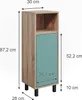 Mobiletto bagno Vicco Agasta Verde menta 30 x 87.2 cm, Anteprima dell’immagine prodotto 3
