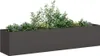 vidaXL Fioriera nera 200 x 40 x 40 cm Acciaio laminato a Anteprima dell’immagine prodotto 1
