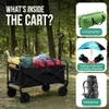 Chariot pliable - Avalo - Jusqu'à 90KG - 80x47x49 CM - 80L Voir les images du produit 9