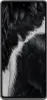 A close-up view of a smartphone with a black and white feather-like wallpaper. Produktbild-Vorschau