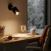 MasterLED Wandlampe E27 - Schwarz mit Gold - Schwenkbare Produktbild-Vorschau 8