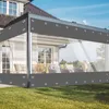 Topchances Transparentní PVC plachta s oky Dělící záclony, Náhled obrázku produktu 1