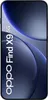 A front view of a black OPPO Find X9 smartphone with a dark, abstract wallpaper. Podgląd zdjęcia produktu