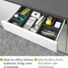 WENKO Schubladen Organizer Set Filz Schwarz Ordnung Produktbild-Vorschau 4