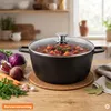 Kochtopf 9,5L Ø 32 cm – Hochwertiger Aluguss-Suppentopf mit Produktbild-Vorschau 7