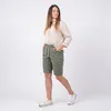 Bermuda Jeans Shorts Mom Fit Kurze Sommerhose mit Stretch Produktbild-Vorschau 3