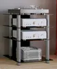 Hifi nábytek Rack Alu Glass Phono Media Rack Bilus Náhled obrázku produktu 2