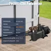 Poolpumpe 550W, 13000 l/h Durchfluss, selbstansaugende Produktbild-Vorschau 2