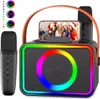 Lautsprecher,Karaoke Maschine mit 2 Karaoke Mikrofonen, Produktbild-Vorschau 1