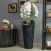 Künstliche Orchidee Kaskaden Blumenstrauß Weiß im Topf Produktbild-Vorschau 9