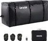 A black cargo bag with straps and the VEVOR logo, shown with accessories like straps and a lock. Produktbild-Vorschau