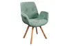 riess- ambiente Drehbarer Design Stuhl BALTIC mint Bouclé Produktbild-Vorschau 12