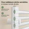Fixations pour radiateur sèche-serviettes, lot de 4, Voir les images du produit 4