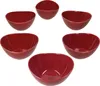 Mäser 6x Natural Schale 400ml rot Steingut 6 Pers für Produktbild-Vorschau 2