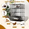 Kattenkooi, grote kattenren van 4 verdiepingen met hangmat, Productafbeelding-voorbeeld 4