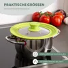 bremermann Universal-Glasdeckel mit Silikonrand, 16/18/20 Produktbild-Vorschau 2