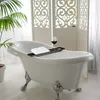 relaxdays Badewannenablage Bambus dunkelbraun Produktbild-Vorschau 2