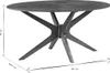 Miliboo - Ovaler Esstisch im Design Nussbaum L160 cm DIELLI Produktbild-Vorschau 6