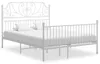 vidaXL Posteľný rošt biely kov 160x200 cm Náhľad obrázku produktu 6