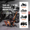 SucceBuy Cric hydraulique pour motos 0.7 Ton ATV Table Voir les images du produit 2
