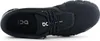 A top-down view of a black running shoe. Voir les images du produit