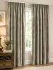 Vorhang Sand Beige Kräuselband Verdunkelung 140x245 cm Samt Produktbild-Vorschau 4