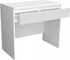 A white desk with two drawers, one of which is partially open. Náhľad obrázku produktu