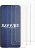 A product image showing multiple screen protectors laid over a smartphone. Produktbild-Vorschau