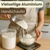 Aluminium Abwiegeschaufel 400 ml Rund Futterschaufel Alu Produktbild-Vorschau 3
