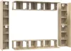 vidaXL 10-tlg. TV-Schrank-Set Sonoma-Eiche Holzwerkstoff Produktbild-Vorschau 4