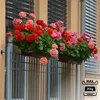com-four® 4x Blumenkastenhalter für Balkon-Brüstungen und Produktbild-Vorschau 2