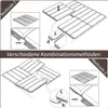 Outsunny 9 er Set Terassenfliesen Balkon Patio 30 x 30 cm Produktbild-Vorschau 6