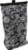 A black and white floral patterned bag is shown against a white background. Podgląd zdjęcia produktu