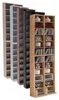 VCM - Bois CD DVD Stand Shelf Cabinet Almera H. 183 x B. 42 Voir les images du produit 2