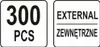 Segerring-Sortiment – 300-tlg. Set im Organizer, Ø3–32 mm, Produktbild-Vorschau 6