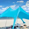 SoBuy Namiot plażowy z lycry Markiza Schronisko plażowe Podgląd zdjęcia produktu 7