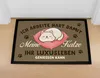 Fußmatte mit Spruch Ich arbeite hart, damit meine Katze ihr Produktbild-Vorschau 2