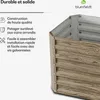 Blumfeldt Jardinière surélevée High Grow Straight, 432 L en Voir les images du produit 6