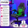 Kancelářská židle Mike - černá/zelená Náhled obrázku produktu 3