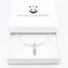 PANDACHARMS Feder Charm Anhänger, 925er Sterling Silber, Produktbild-Vorschau 3